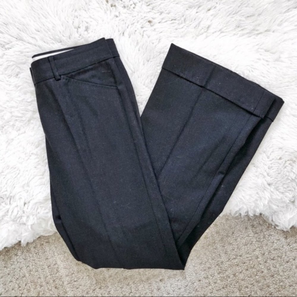 Theory Charcoal Wool Dress Slacks Size 4 - Picture 5 of 10
